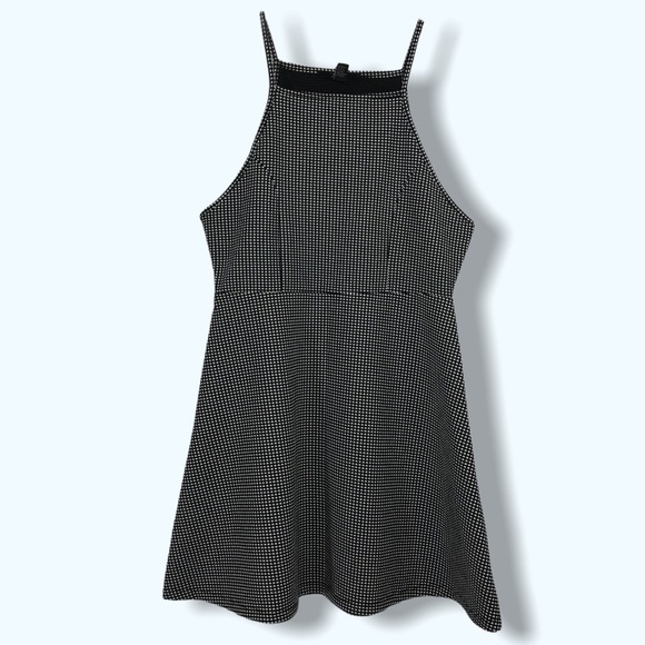 Forever 21 Polka Dot Mini Dress Sz Lg - Picture 1 of 6